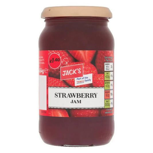 Jacks Strawberry Jam 454g (GROCERY)