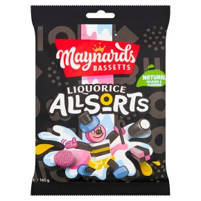 Maynards Bassetts Liquorice Allsorts 130g (SHAREBAG)