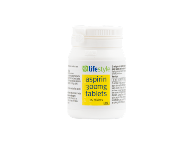 Lifestyle Aspirin 16 Tablets (MEDICINE)