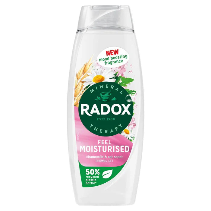 Radox Feel Moisturised Chamomile & Oat Scent Shower Gel 225ml (HOUSEHOLD)