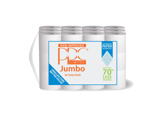 PPC 36 Jumbo Toilet Rolls (HOUSEHOLD)