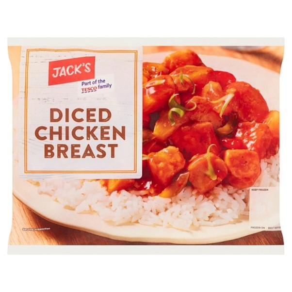 Jacks Diced Chicken Breast 350g (FROZEN)