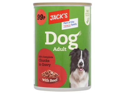 Jacks Dog Gravy with Beef 415g (DOGFOOD)