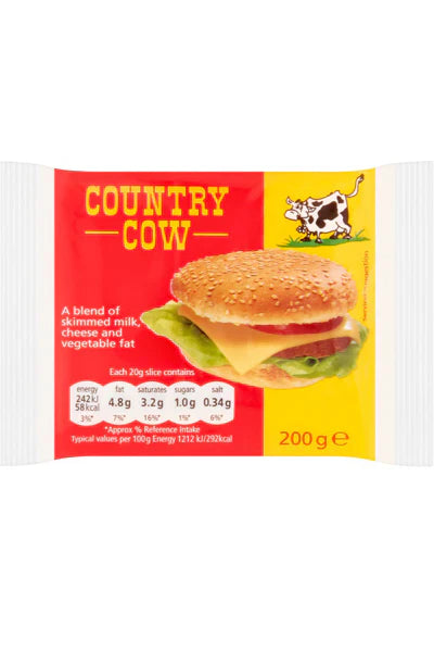 Country Cow 10 Cheese Slices 200g (CHILLED)