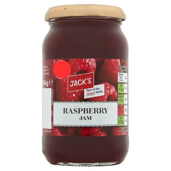 Jacks Seedless Raspberry Jam 454g (GROCERY)