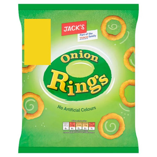 Jacks Onion Rings 70g (CRISPS)