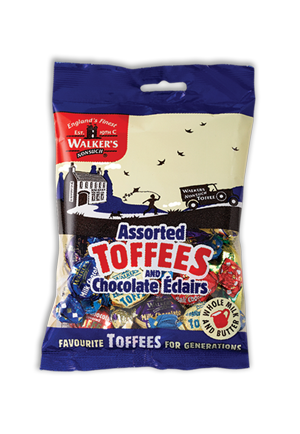 Walkers Assorted Toffees 150g (SHAREBAG)