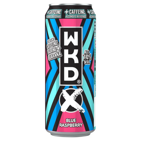 WKD Blue Raspberry Can 500ml (ALCOHOL)