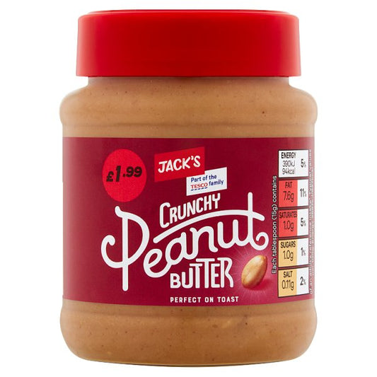 Jacks Peanut Butter Crunchy 340g (GROCERY)