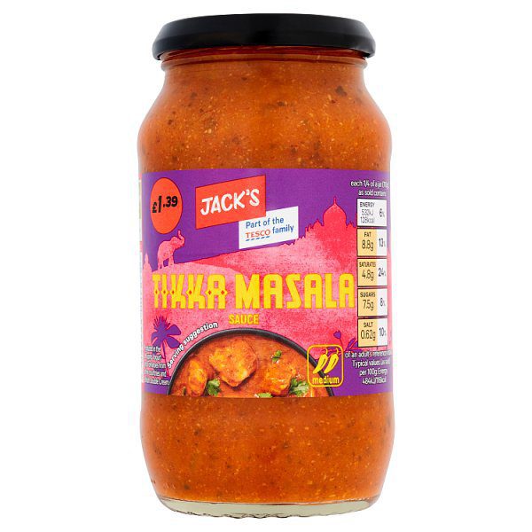 Jacks Tikka Masala Cooking Sauce 440g (GROCERY)