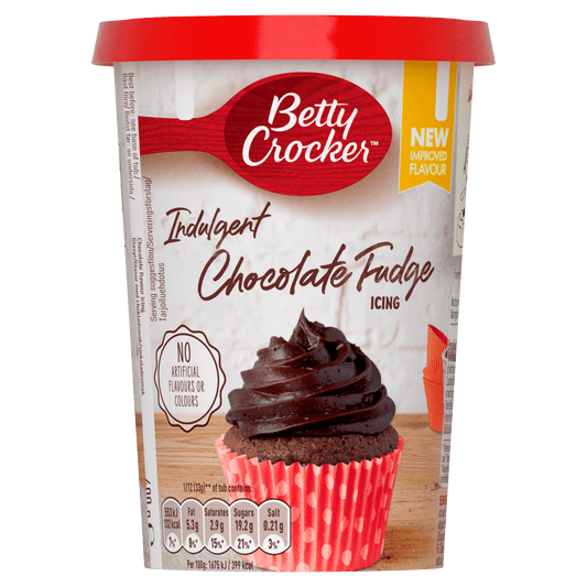 Betty Crocker Indulgent Chocolate Fudge Icing 400g (GROCERY)