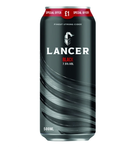 Lancer Black Strong Cider 500ml (ALCOHOL)