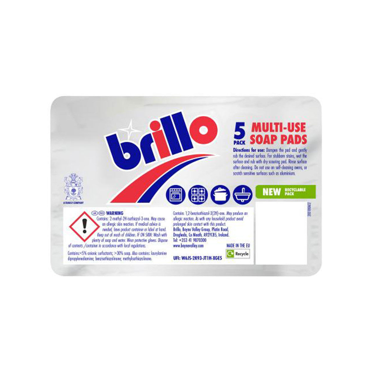 Brillo 5 Multi-Use Soap Pads (HOUSEHOLD)