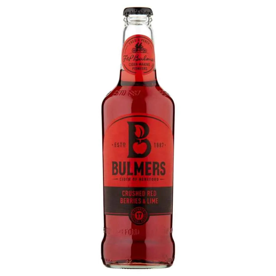 Bulmers Crushed Red Berries & Lime Bottle 50cl (ALCOHOL)