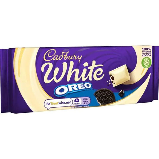 Cadbury White Oreo Block 120g (CONFECTIONERY)