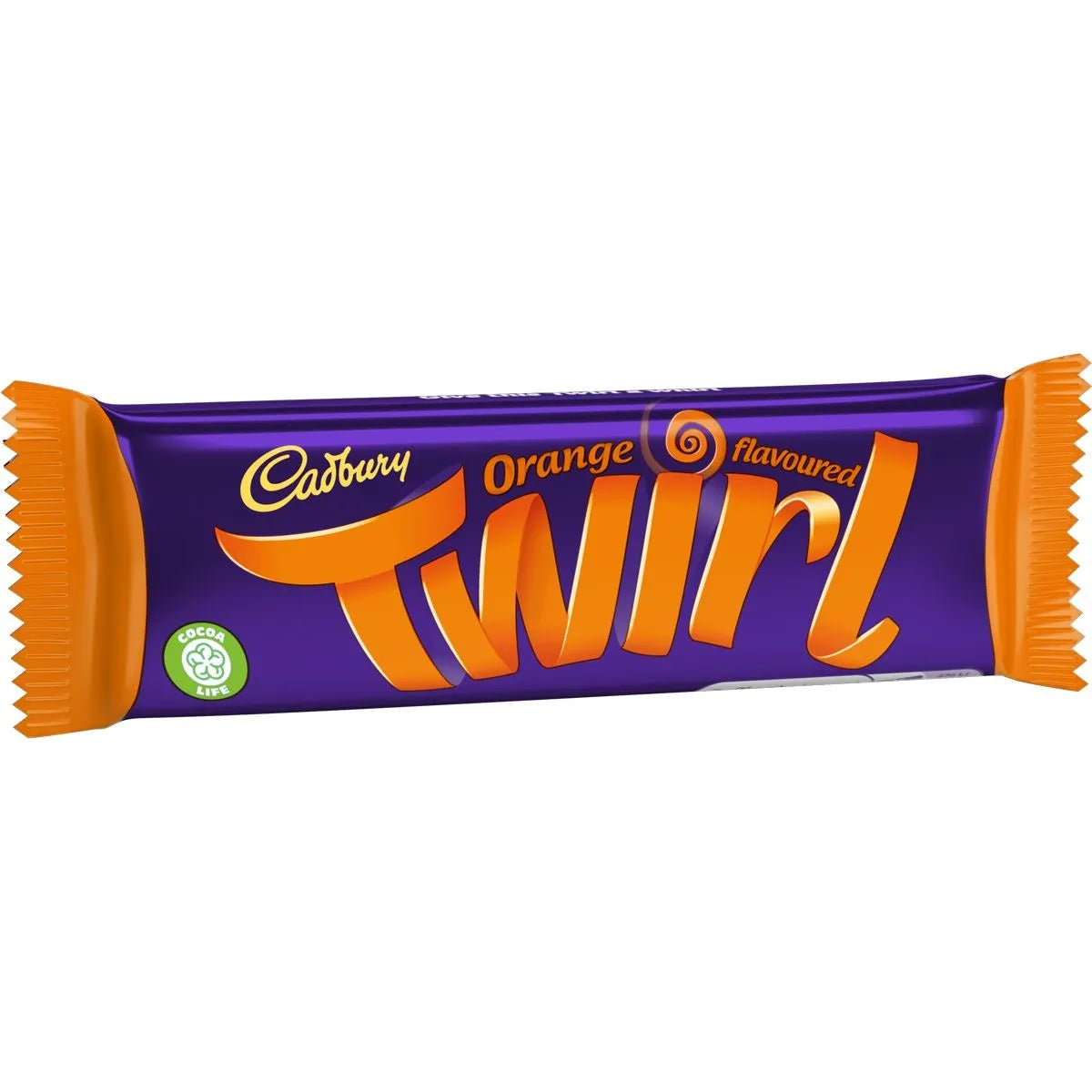 Cadbury Orange Twirl Bar 43g (CONFECTIONERY)