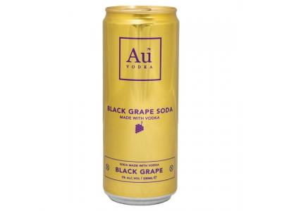 Au Vodka Black Grape Soda Can 330ml (ALCOHOL)