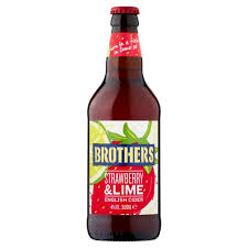 Brother's Strawberry & Lime English Cider 500ml (ALCOHOL)