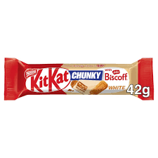 Nestle KitKat Chunky Biscoff 42g (CONFECTIONERY)