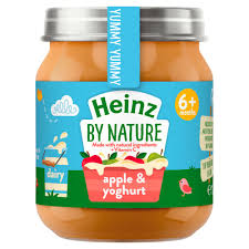 Heinz By Nature Apple & Yogurt 6+Month 120g (CHILDCARE)