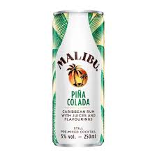 Malibu Cocktail Pina Colada Can 250ml (ALCOHOL)