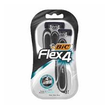 Bic Flex3 Disposable Razor Blades 4 Pack (HOUSEHOLD)