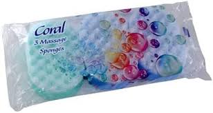 Coral 3 Massage Sponges
