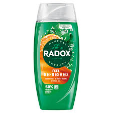 Radox Feel Refreshed Eucalyptus & Citrus Scent Shower Gel 225ml (HOUSEHOLD)