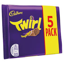 Cadbury Twirl 5 Pack (CONFECTIONERY)