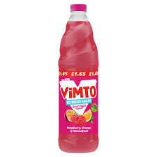 Vimto Real Fruit Squash Raspberry, Orange & Passion Fruit 725ml (DRINKS)