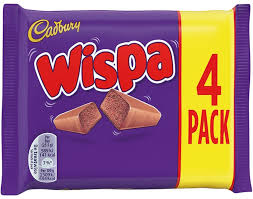 Cadbury Wispa 4 Pack (CONFECTIONERY)