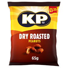 KP Dry Roasted Peanuts 65g (SHAREBAG)