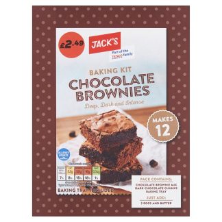 Jacks Chocolate Brownies Baking Kit (GROCERY)