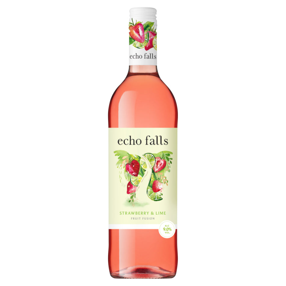 Echo Falls Strawberry & Lime Fruit Fusion Wine 75cl (ALCOHOL)