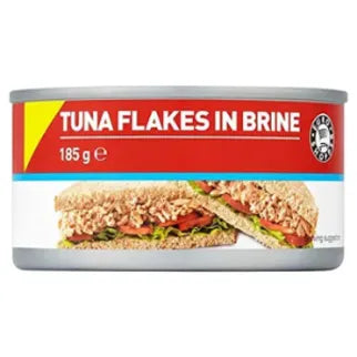 Euro Shopper Tuna Flakes in Brine 185g (GROCERY)