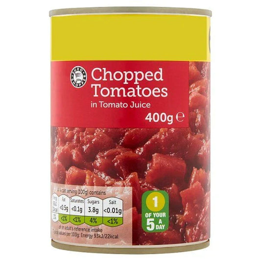 Euro Shopper Chopped Tomatoes 400g (GROCERY)