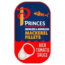 Princes Mackerel Filletts in Tomato Sauce 125g (GROCERY)