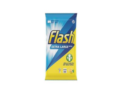 Flash Strong & Thick Large Wipes Lemon (HOUSEHOLD)