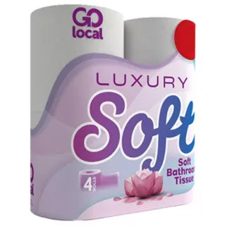 Go Local 4 Luxury Soft Toilet Rolls (HOUSEHOLD)