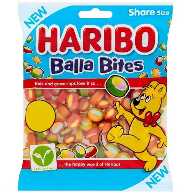 Haribo Balla Bites 140g (SHAREBAG)