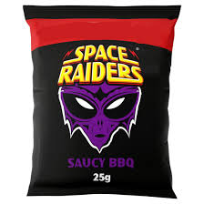 Space Raiders Saucy BBQ 25g (CRISPS)