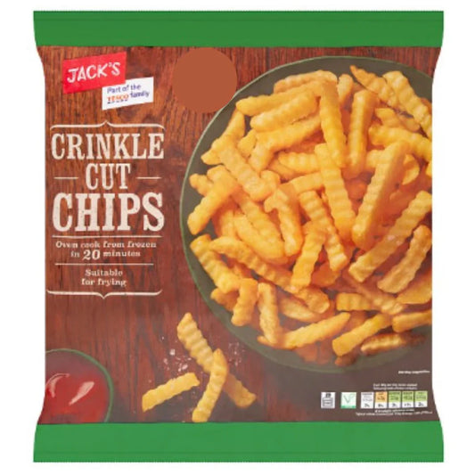 Jacks Crinkle Cut Chips 750g (FROZEN)