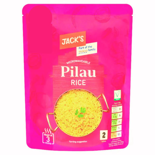 Jacks Microwaveable Pilau Rice 250g (GROCERY)