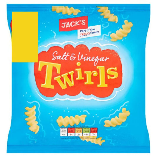 Jacks Salt & Vinegar Twirls 55g (CRISPS)