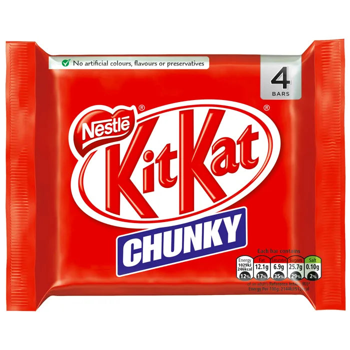 Nestle KitKat Chunky 4 Pack