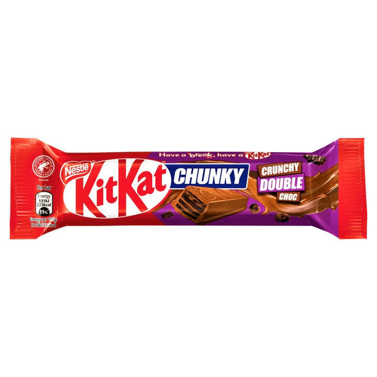 Nestle KitKat Chunky Crunchy Double Choc Bar 42g (CONFECTIONERY)