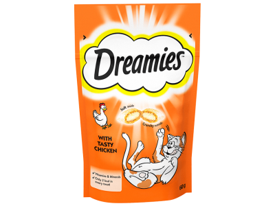 Dreamies with Tasty Chicken 60g (CATFOOD)