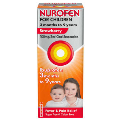 Nurofen for Children Ibuprofen Strawberry 100ml (MEDICINE)