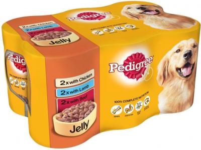 Pedigree chunks in JELLY 6x385g (DOGFOOD)