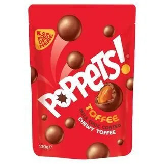 Poppets Toffee Flavour 95g (SHAREBAG)